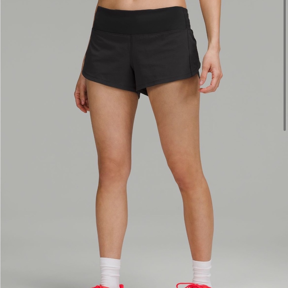 Speed Up Lululemon 2.5” shorts Black Size 8